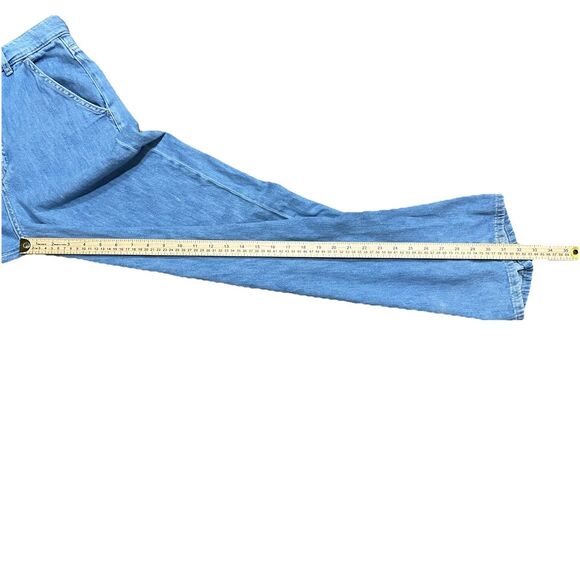 Massimo Dutti Women’s Straight Leg Denim Jeans Size 6 High Rise Stove Pipe Style - Picture 11 of 12